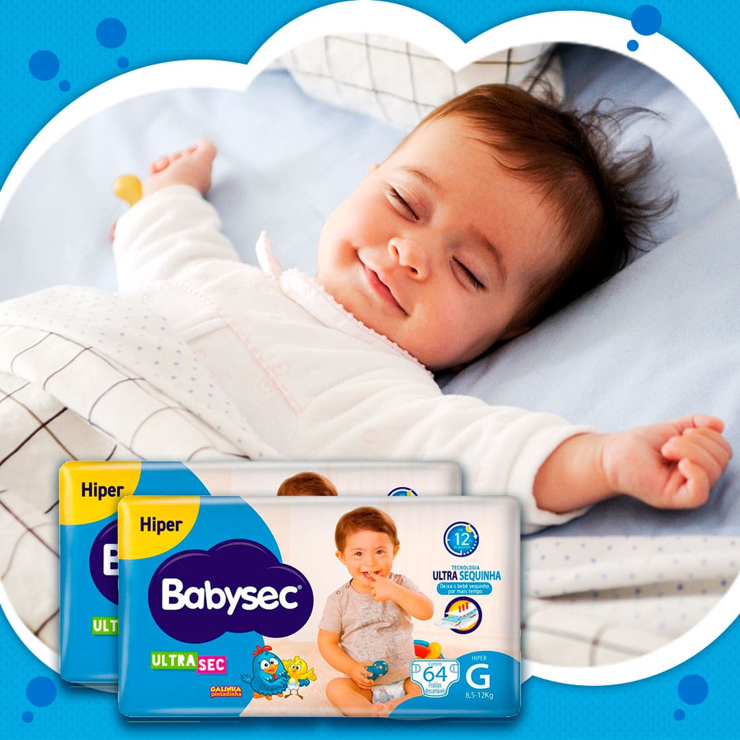 Fralda Babysec UltraSec Galinha Pintadinha