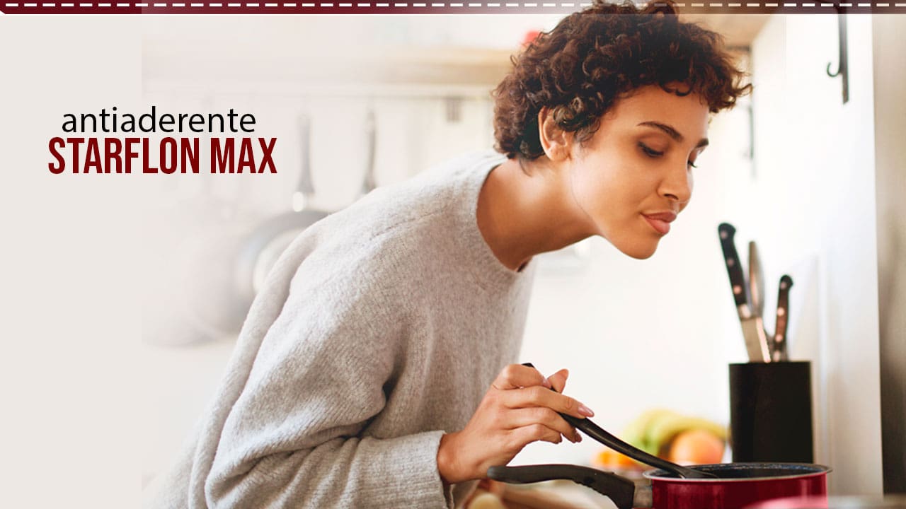 Conjunto Panelas Turim Tramontina revestimento Starflon Max