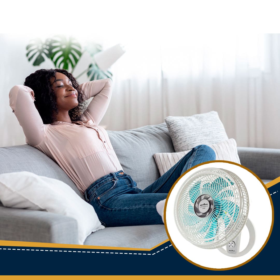 Ventilador Mesa Britânia BVT495BA Turbo base