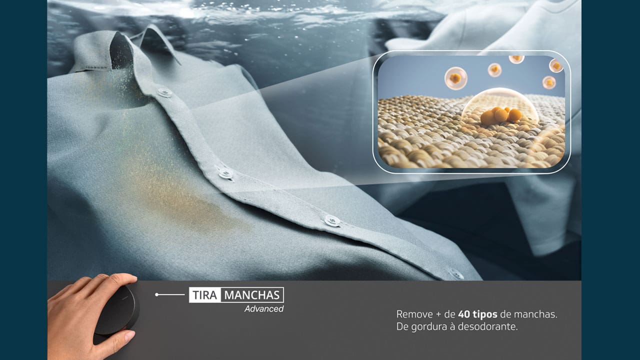 Máquina de Lavar Brastemp 12kg BWK12B9 tira manchas