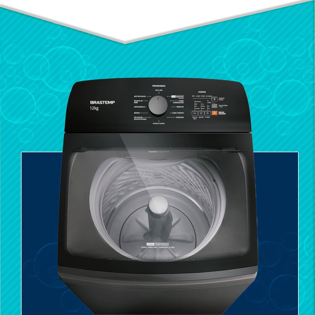 Máquina de Lavar Brastemp 12kg BWK12B9 cesto