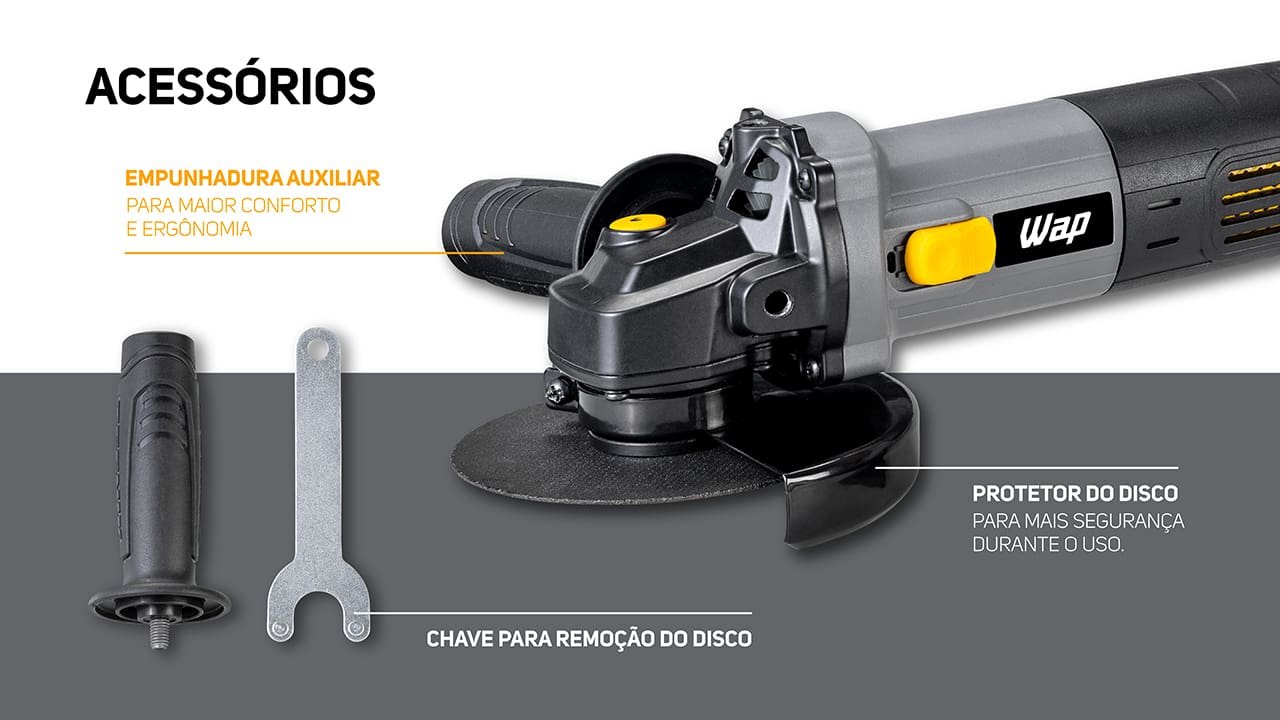 Esmerilhadeira Angular 5" Wap WF ES01 950W 