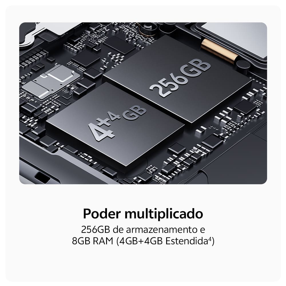 Smartphone JOVI Y21 4G Tela 6.68" 256GB Câmera 50MP Bateria 6500mAh