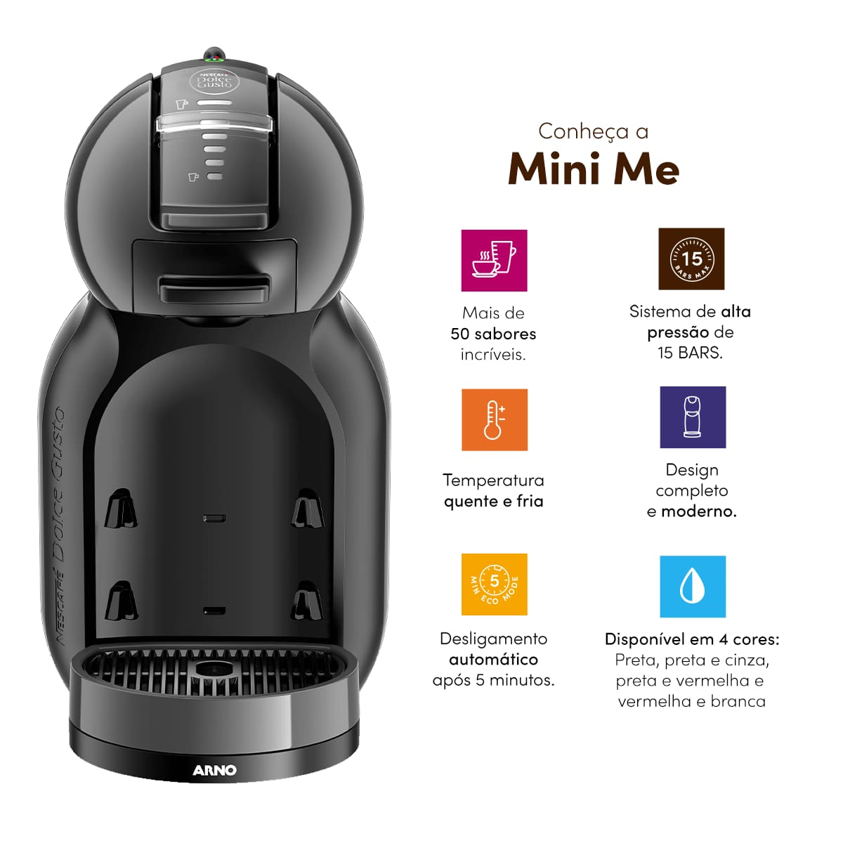 Dolce Gusto Mini Me Preta