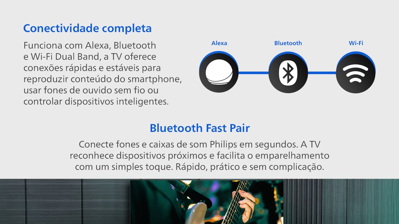 Smart TV 50 4K Philips 50PUG730078 UHD