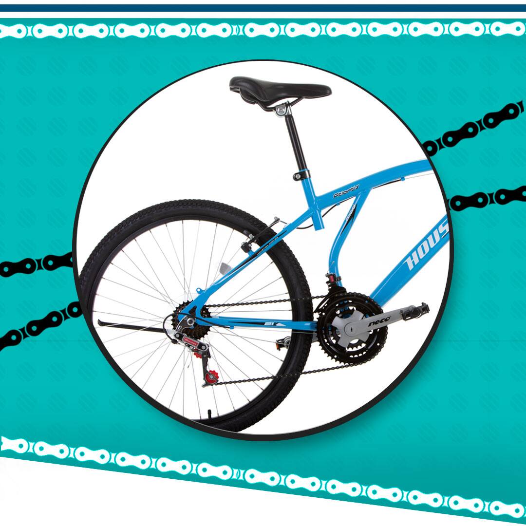 Bicicleta Houston Atlantis Mad Aro 26 freios v-brake guidão selim