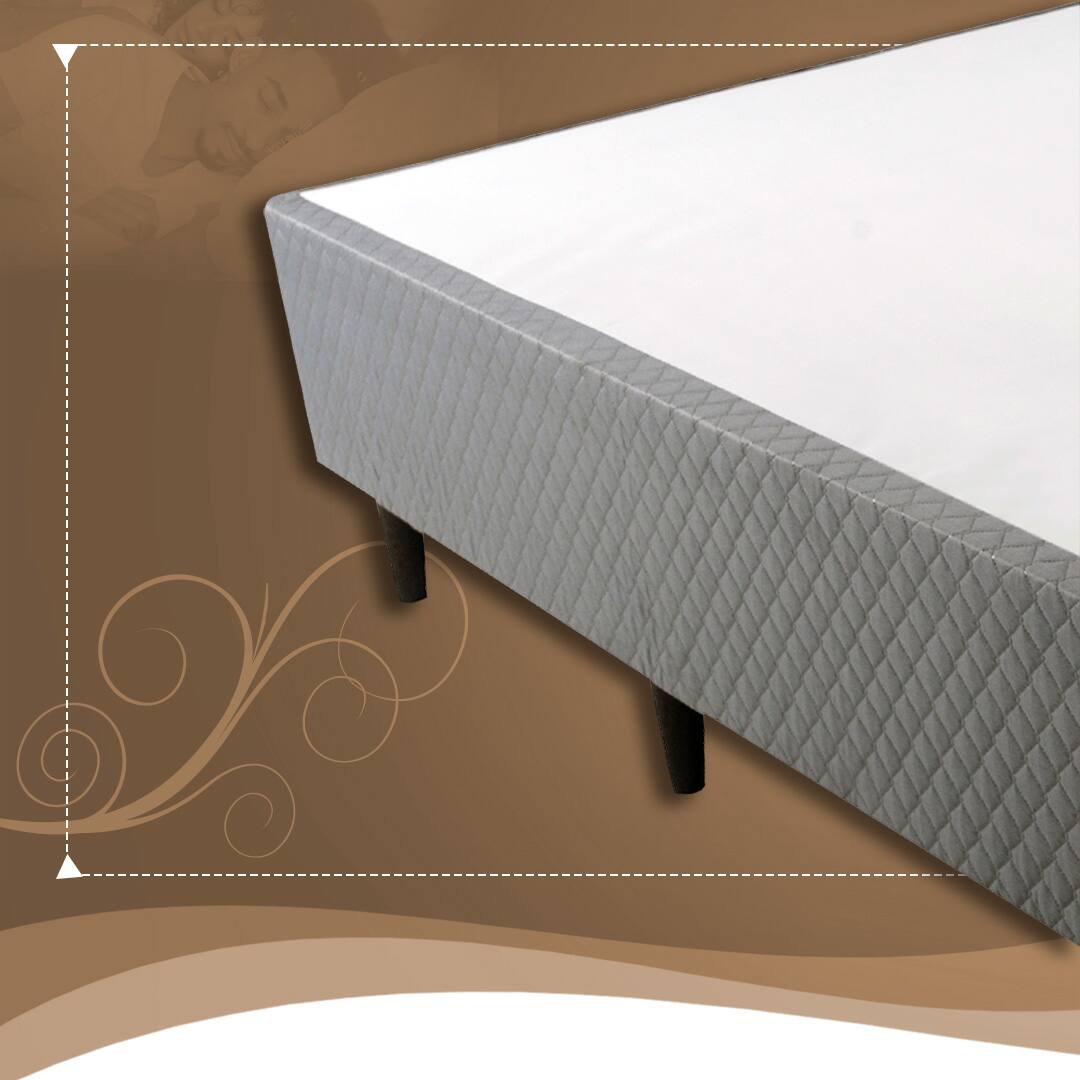 Base Box Herval Ômega tecido estrutura pés 