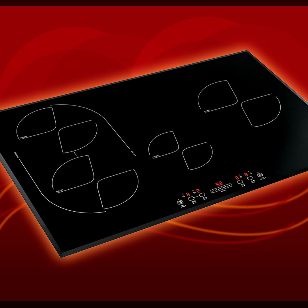 Cooktop Indução Brastemp BDJ77AEBNA temperaturas potência