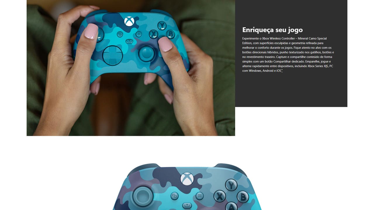 Xbox Wireless Controller – Mineral Camo Special Edition