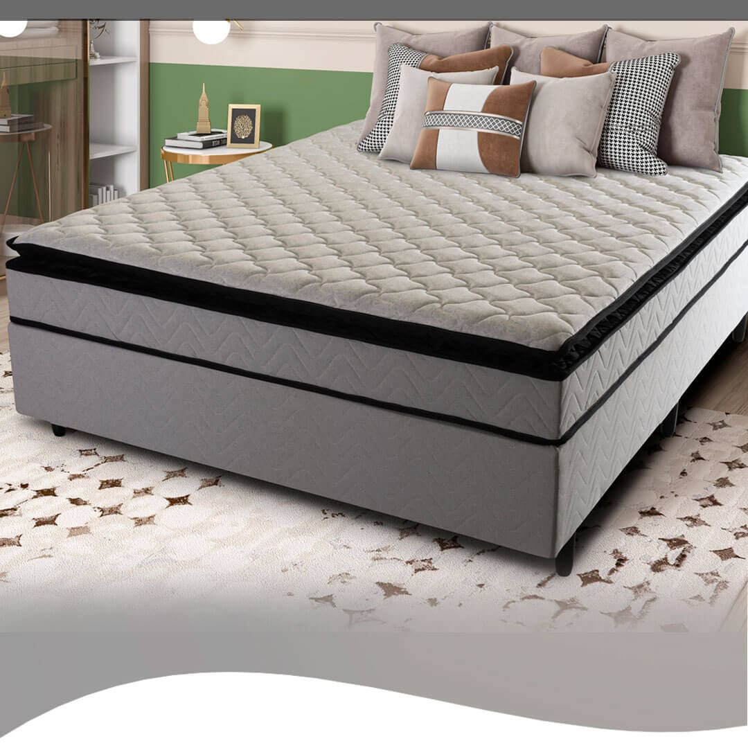 Cama Box Casal Hellen Titanium