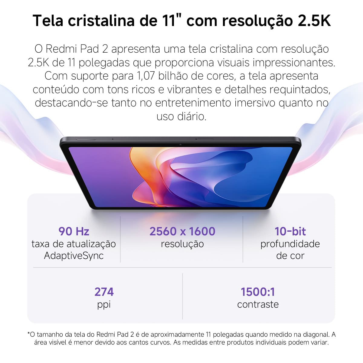 Tablet Xiaomi Redmi Pad 2 11" HyperOS