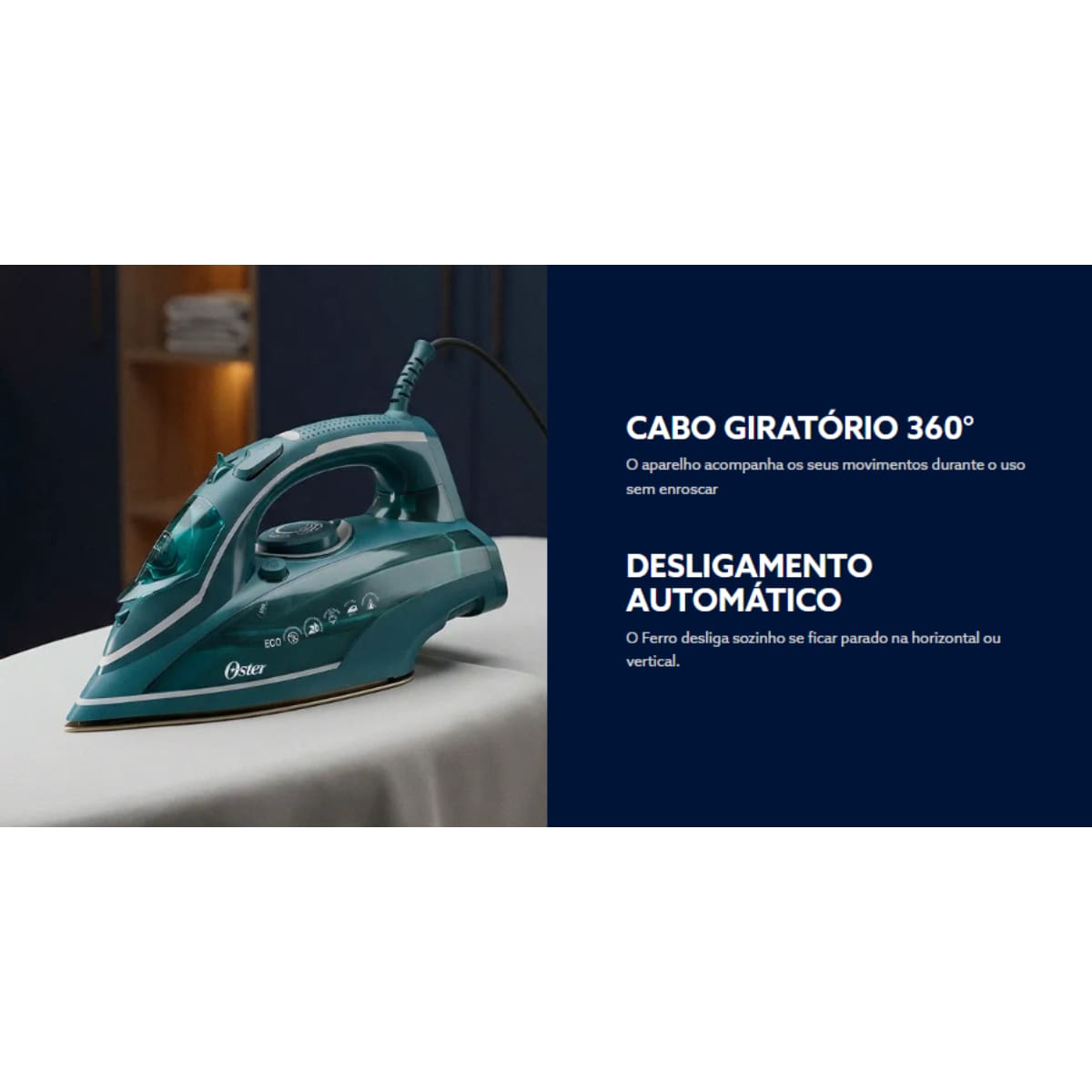 Ferro de Passar a Vapor Oster Diamond AeroCeramic ...