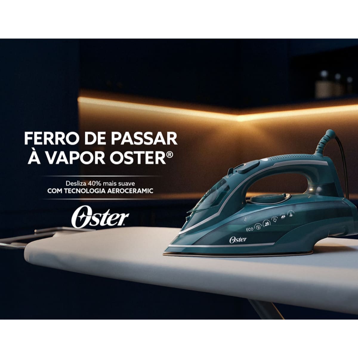 Ferro de Passar a Vapor Oster Diamond AeroCeramic ...