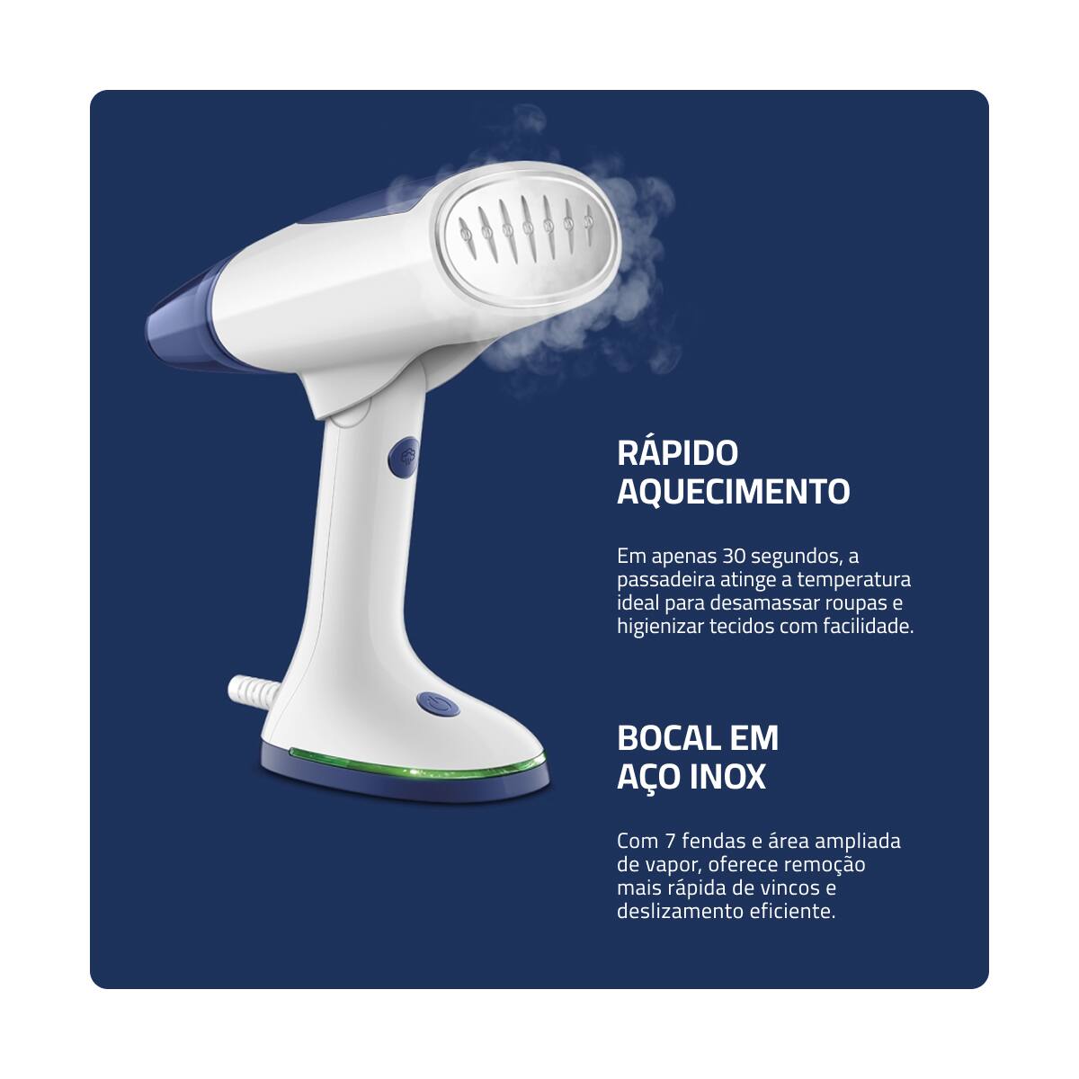  Vaporizador Portátil Mondial VP-10-DB Dobrável