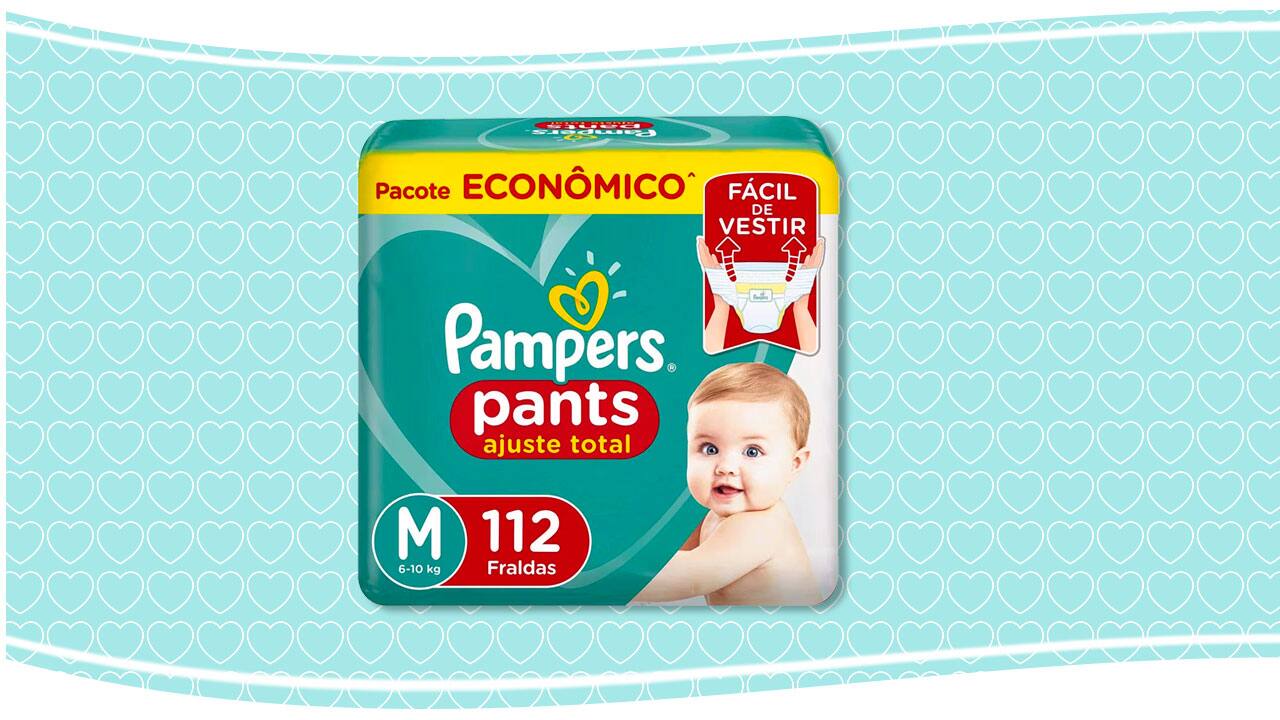Fralda Calça Pampers Pants