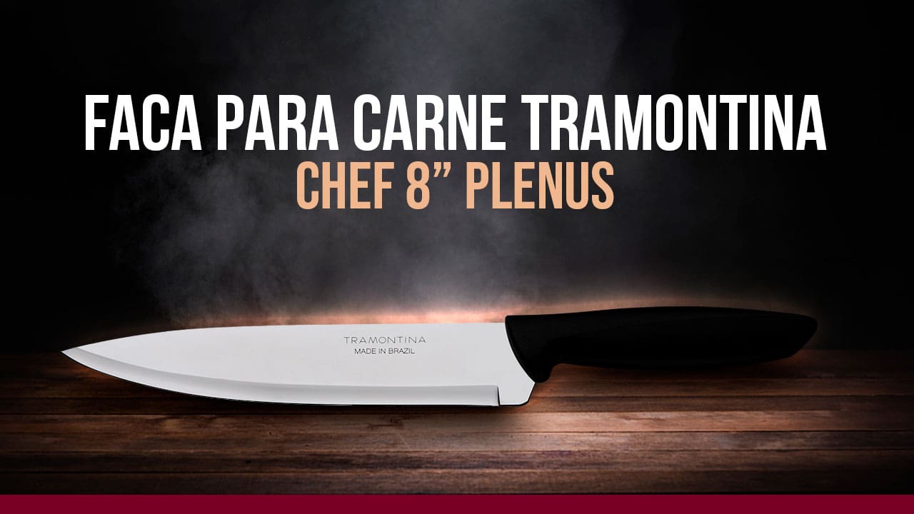 Faca para Carne Tramontina Chef 8” Plenus