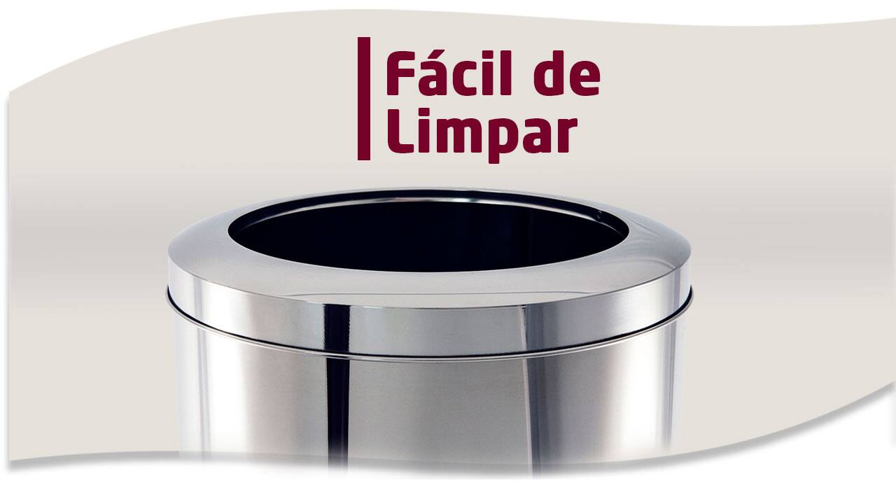 Produto resistente e fácil de limpar
