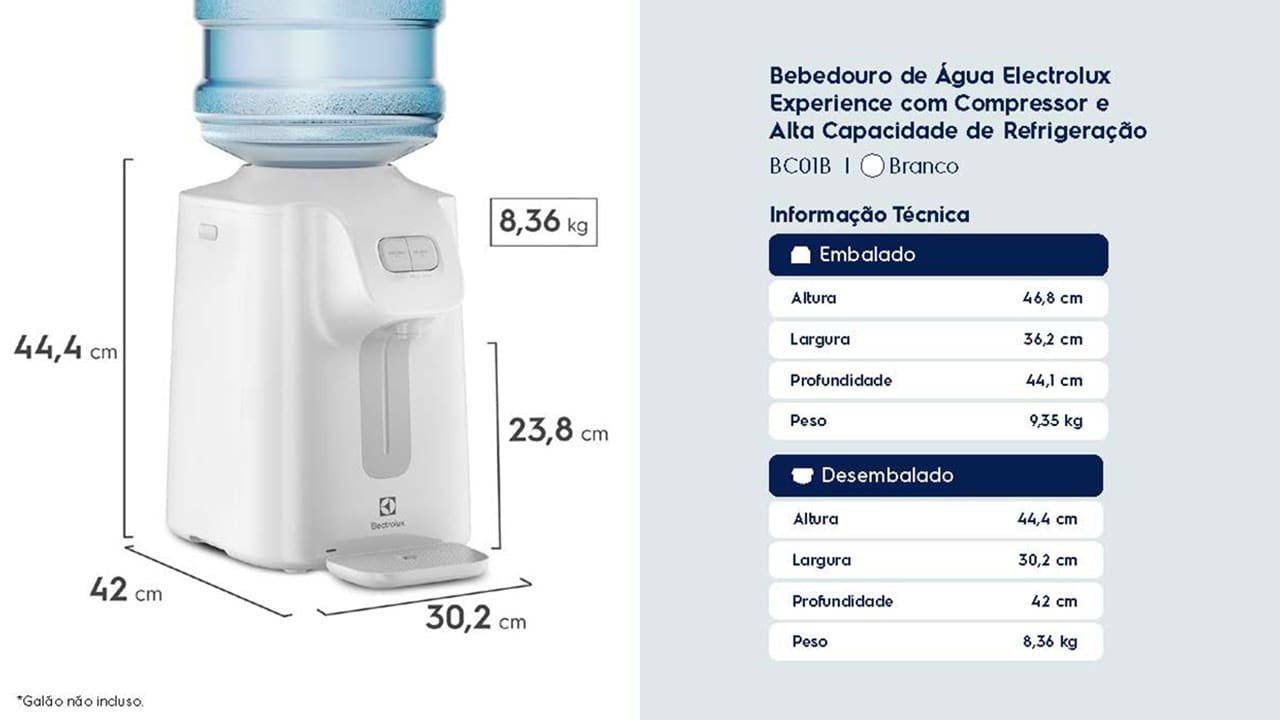 Compressor e Alta Capacidade de Refrigeração.