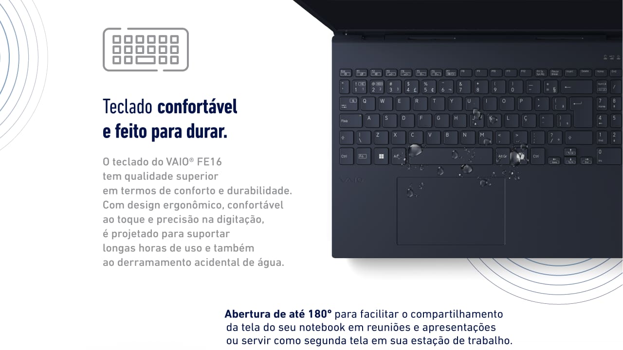 TECLADO CONFORTÁVEL