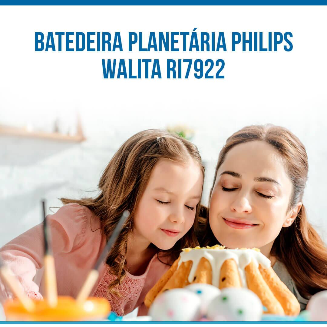 Batedeira Planetária Philips Walita RI7922 Preta