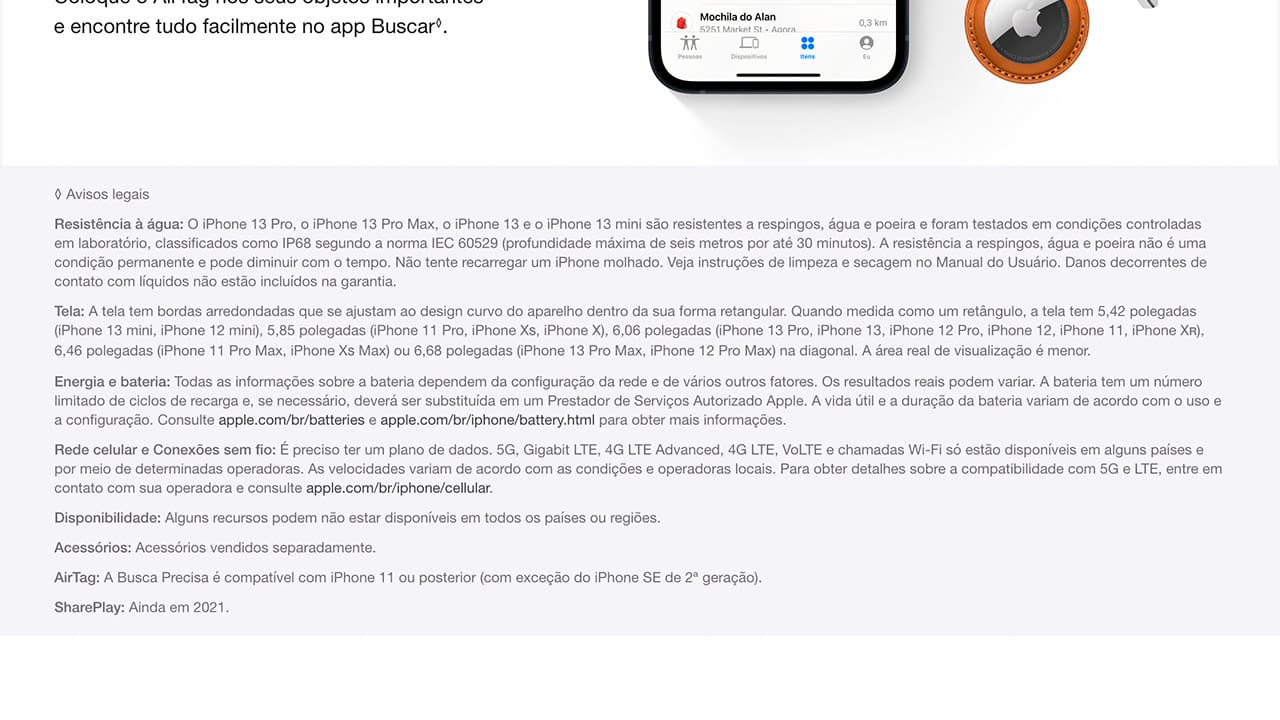 iPhone 13 Apple 256GB Meia Noite