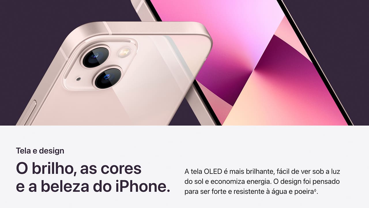 iPhone 13 Apple 256GB Meia Noite