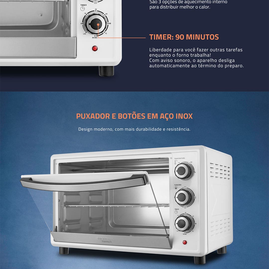  Forno Elétrico Mondial Line Family II FR-42-W