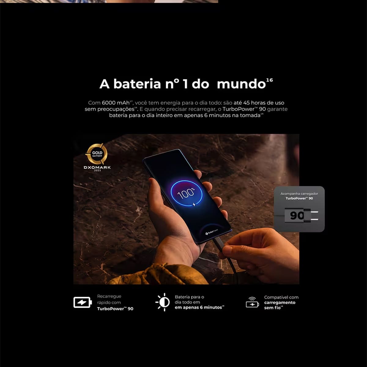 Smartphone Motorola Edge 60 Pro 5G Cinza 512GB