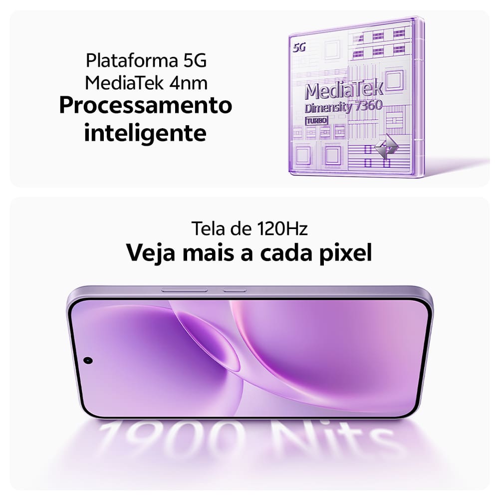 Smartphone JOVI V70 5G Tela 6.83" 256GB Câmera 200MP Bateria 7000mAh
