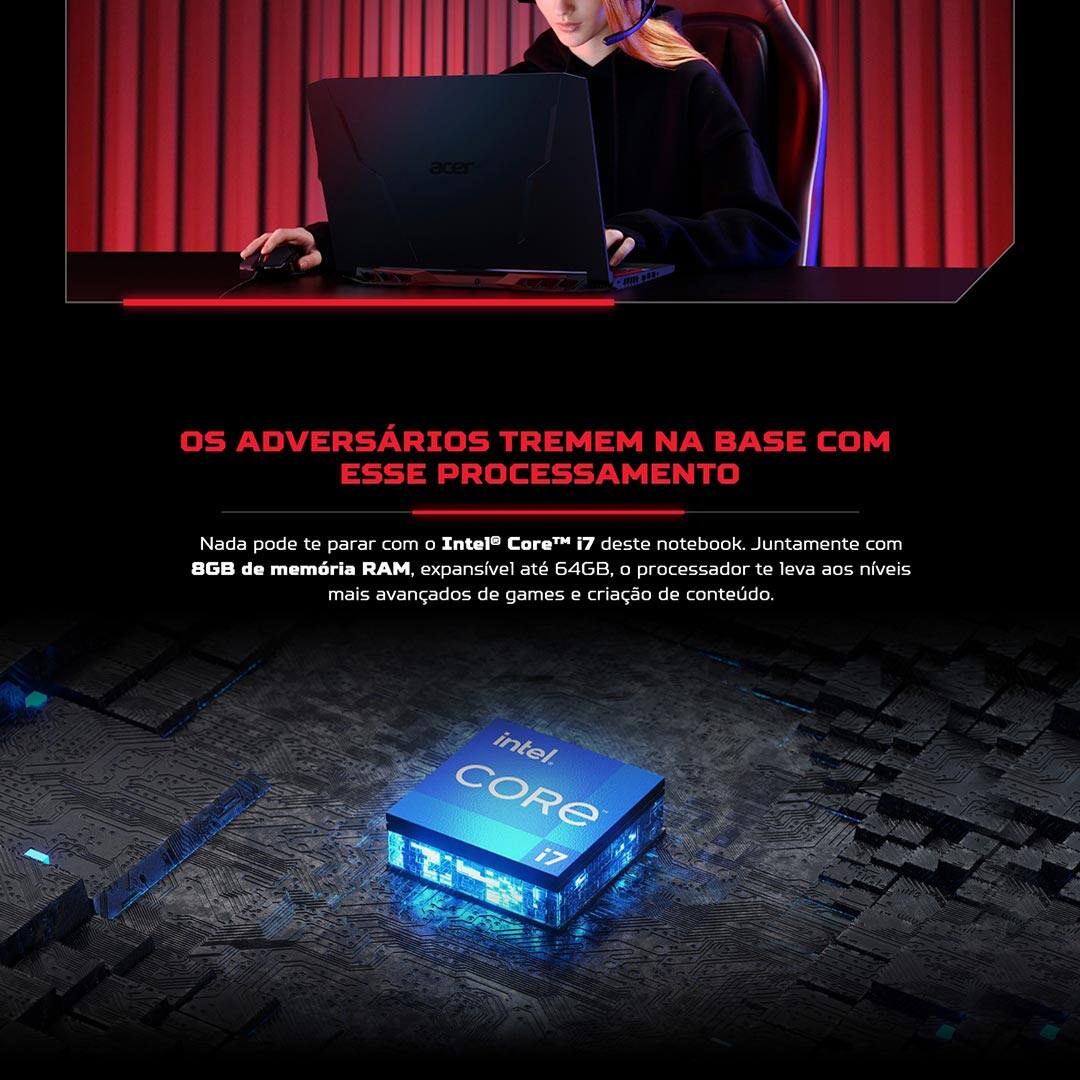 Notebook Gamer Acer Nitro 5 AN515-57-740K