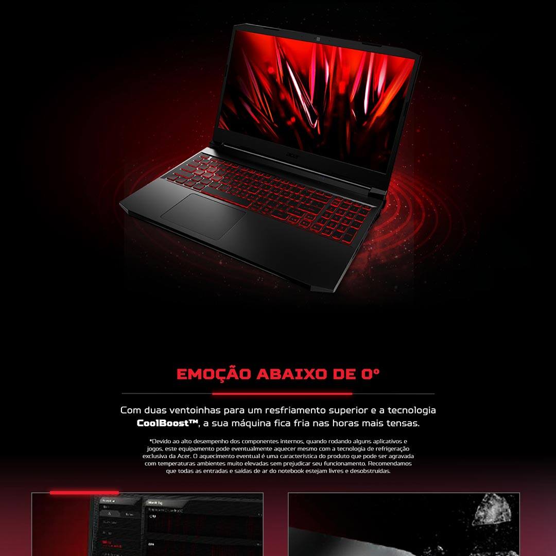 Notebook Gamer Acer Nitro 5 AN515-57-740K