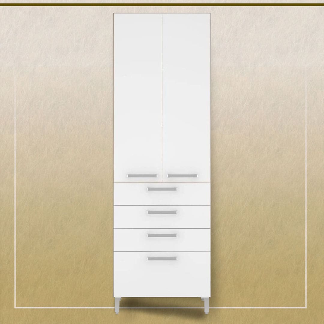 Paneleiro Duplo Bartira Topázio portas prateleiras gavetas praticidade itens domésticos mdp pés fixos resistentes acabamento bonito durável móvel moderno decoração