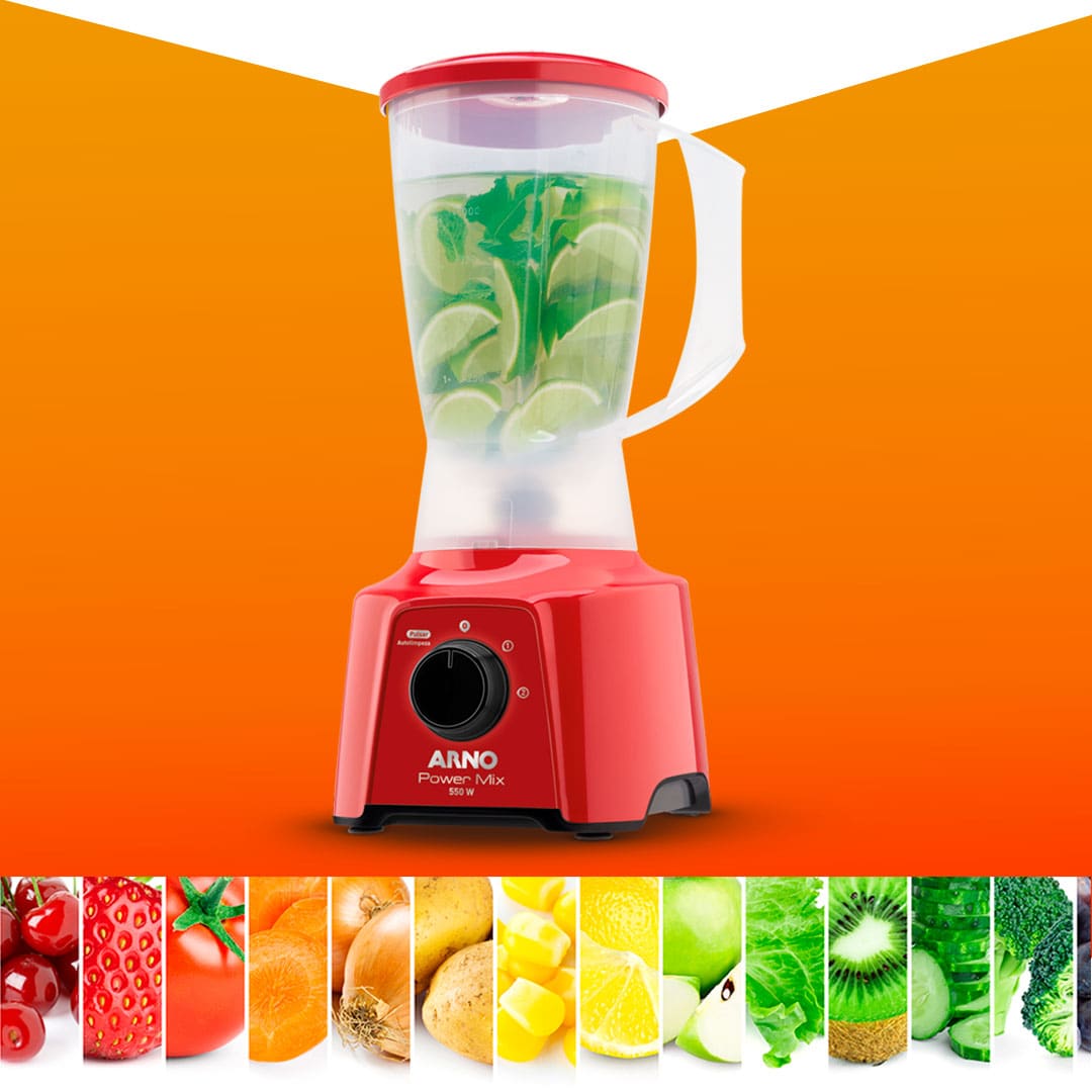 Liquidificador Arno Power Mix capacidade copo