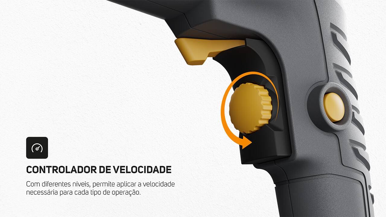 Parafusadeira e Furadeira de Impacto 3/8" (10mm) Wap 700K10 com Acessórios