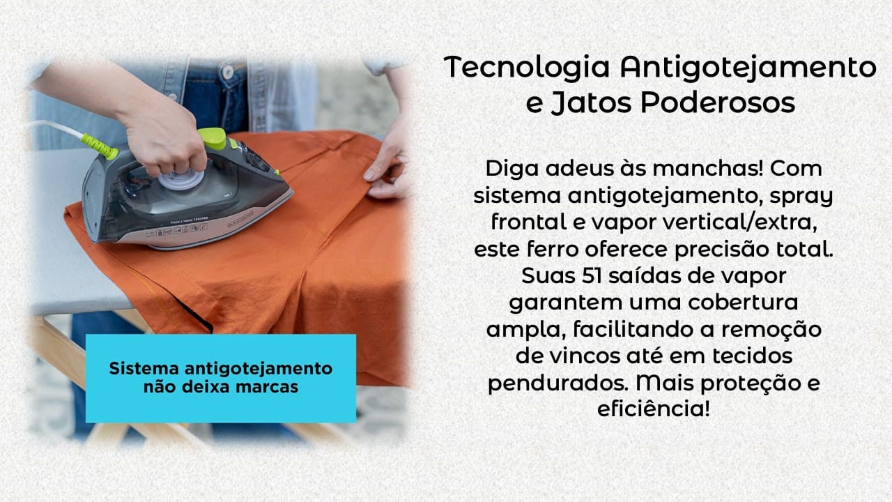 erro a Vapor Black&Decker FX2750 Antigotejamento