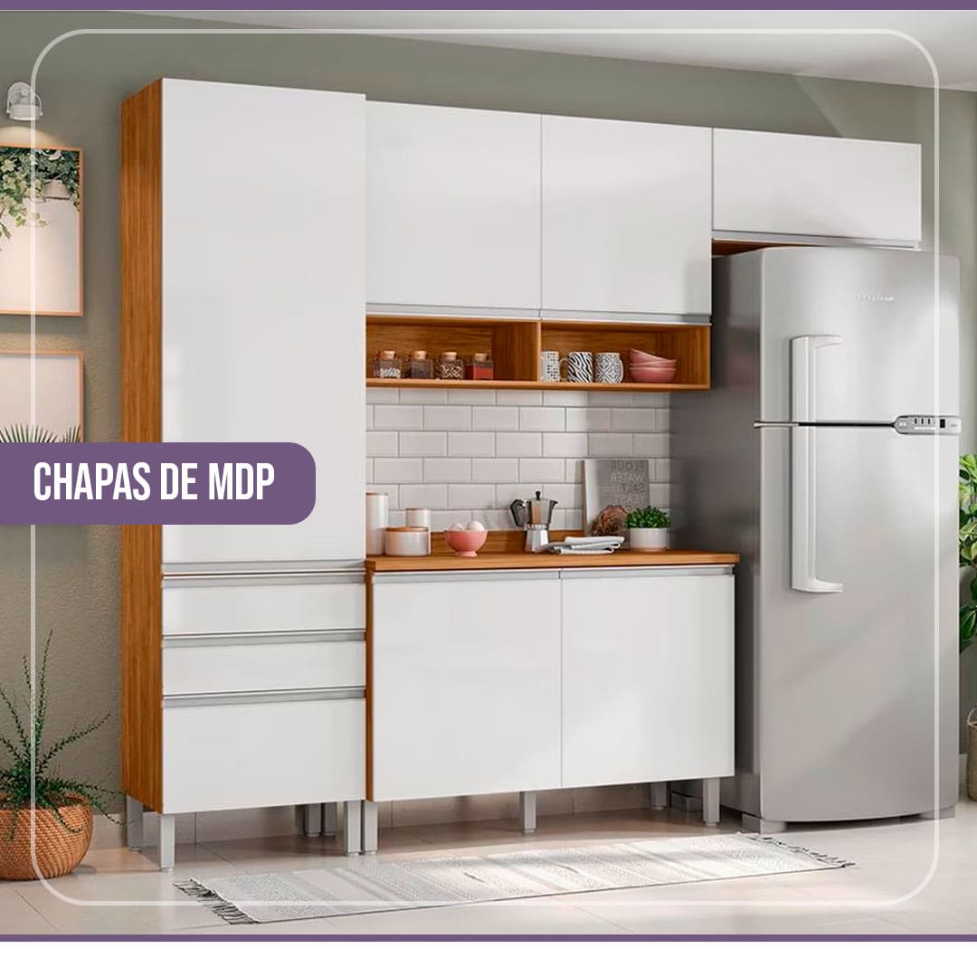 Cozinha Bartira Jaspe 4 Peças