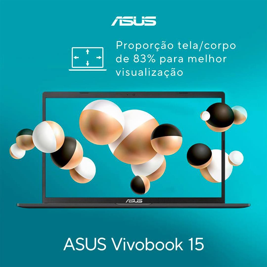 Notebook Asus Vivobook 15 com processador Intel