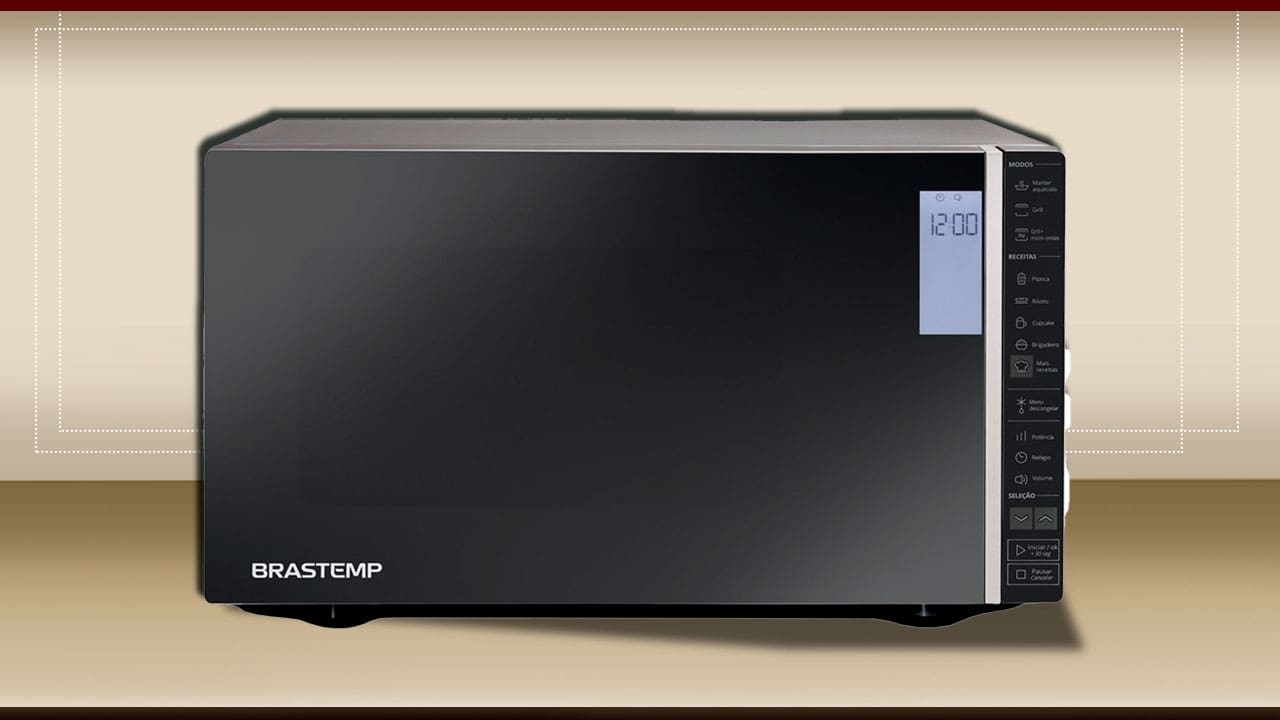 Forno Micro-ondas Brastemp BMG45AR 32 Litros Inox Espelhado