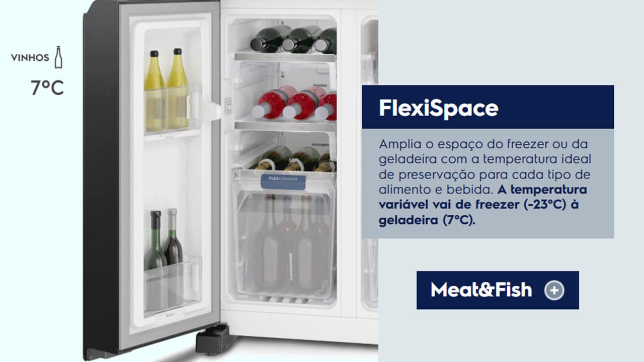 Geladeira Electrolux 541L Multidoor IQ8IB