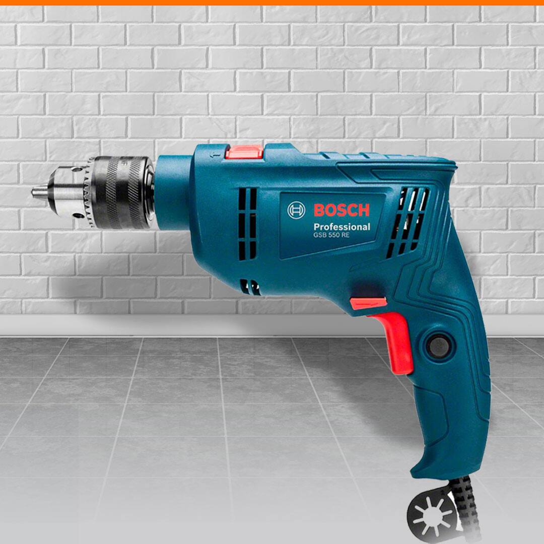 Furadeira Impacto Bosch GSB 550 RE