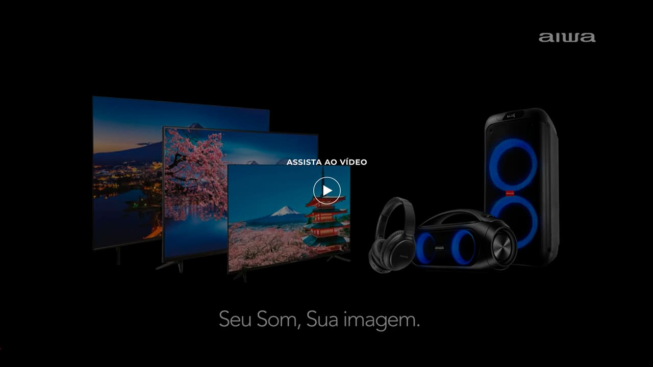 Som Potente e Cristalino. Sistema de 3 vias: 1 subwoofer, 2 midrange e 2 tweeters para graves profundos, médios nítidos e agudos cristalinos. 200W RMS de potência, radiadores passivos laterais para melhor propagação do som em todos os cantos do ambiente.