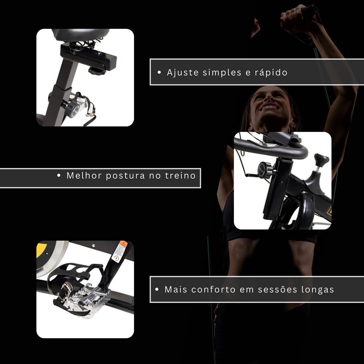 Bicicleta Spinning 13kg WCT Fitness SB04