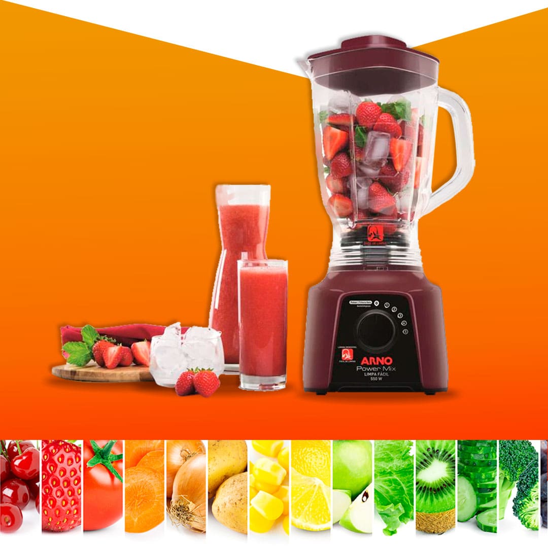 Liquidificador Arno Power Mix Limpa Fácil 