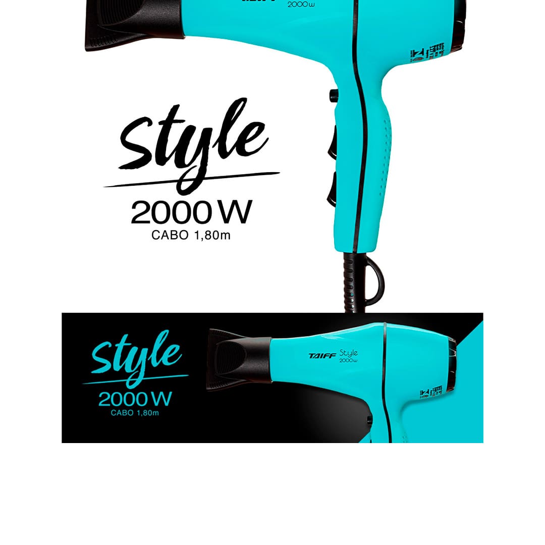 Secador de Cabelos Taiff Style Tiffany Azul