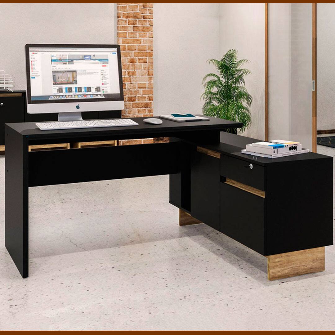 Mesa de Canto para Escritório Los Angeles da Politorno
