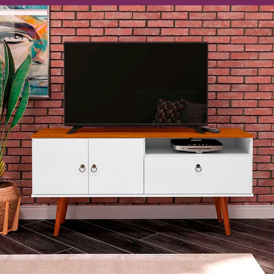 Rack Patrimar Brito para TV até 46"