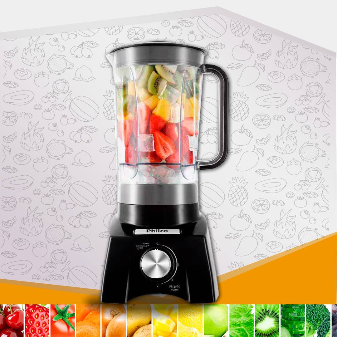 Liquidificador Philco PLQ950 900W função pulsar velocidades