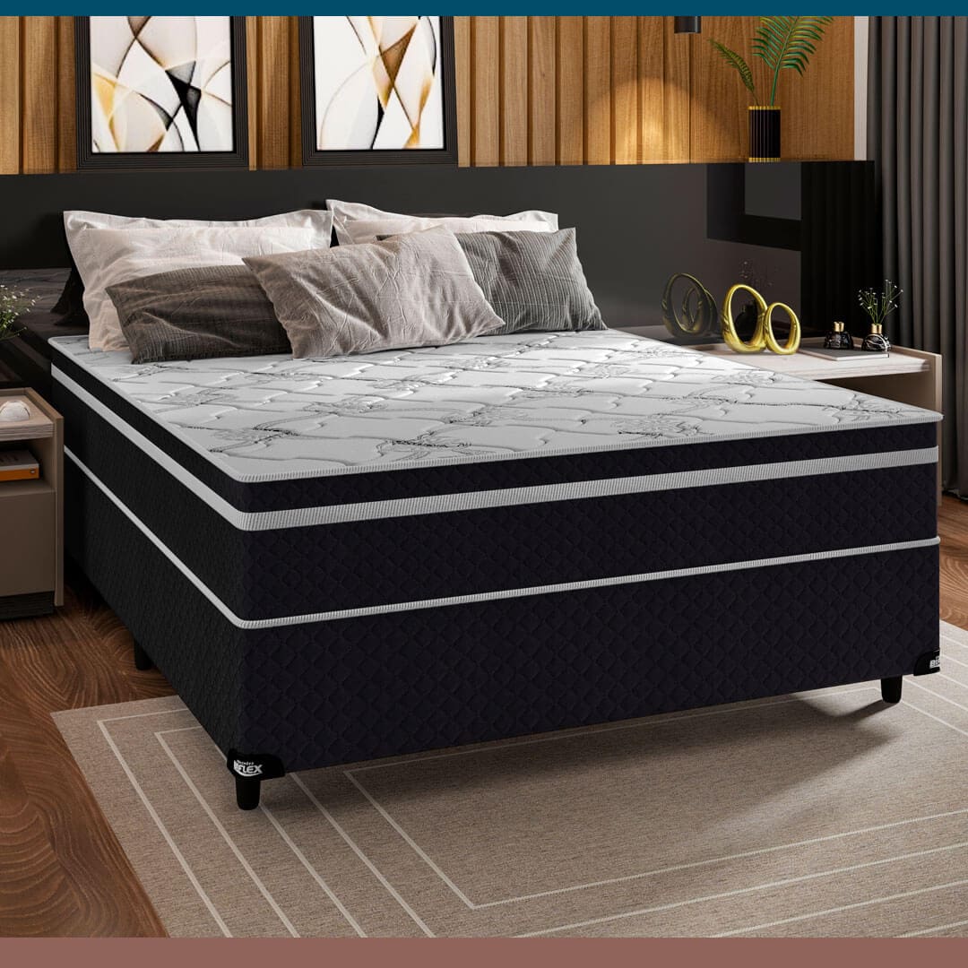 Cama Box Casal Biflex Lyon