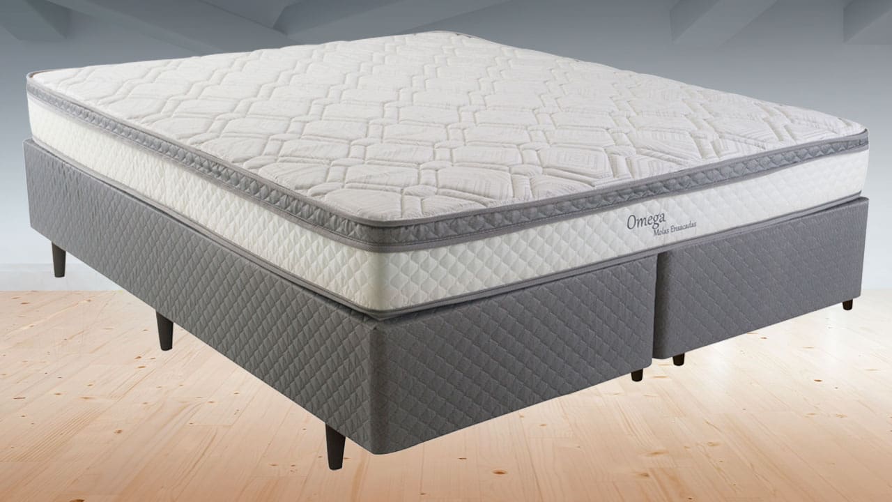 Cama Box com Colchão Queen Size Ômega Herval