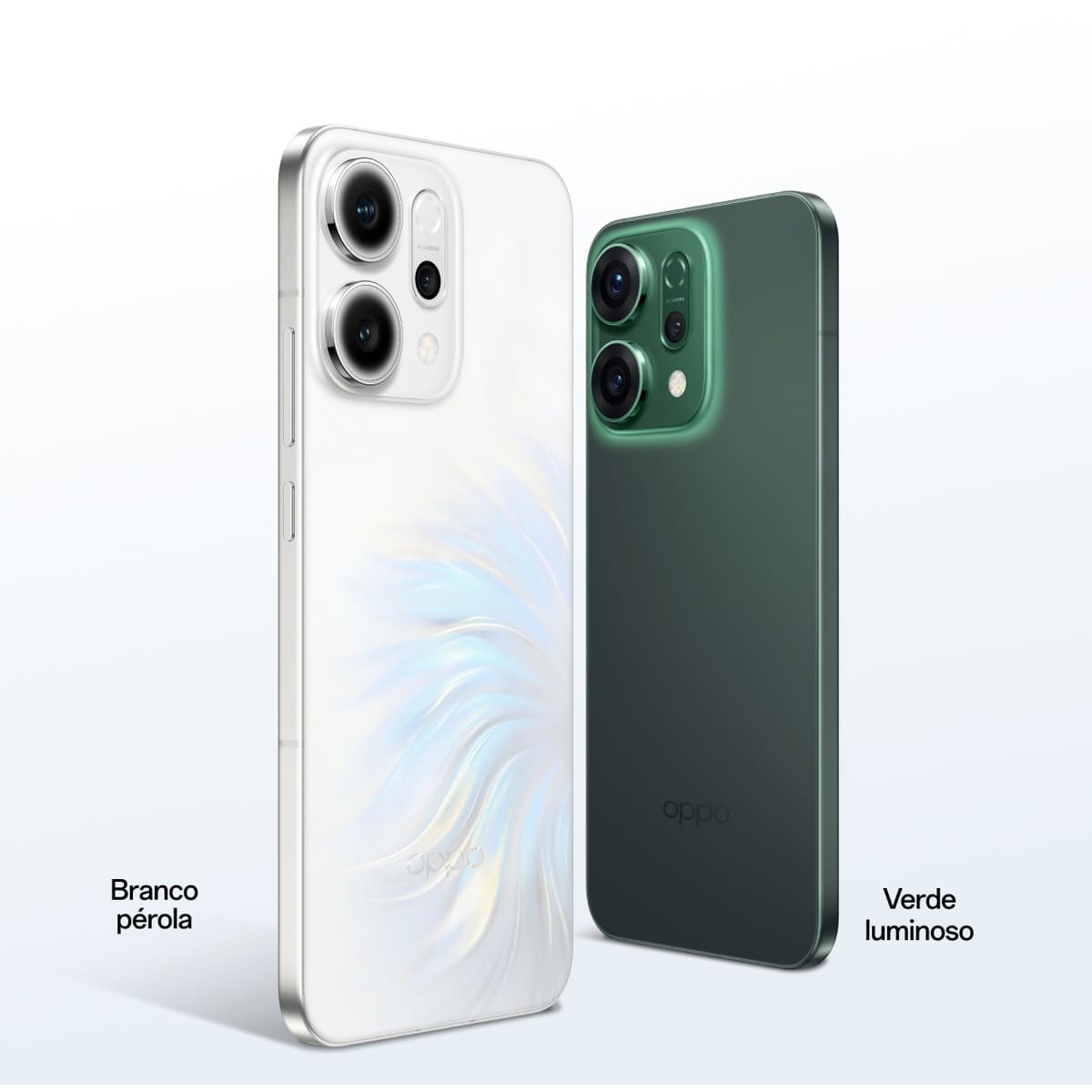 Smartphone OPPO Reno 14 5G Tela 6,59" 512GB Câmera Tripla 50MP Branco